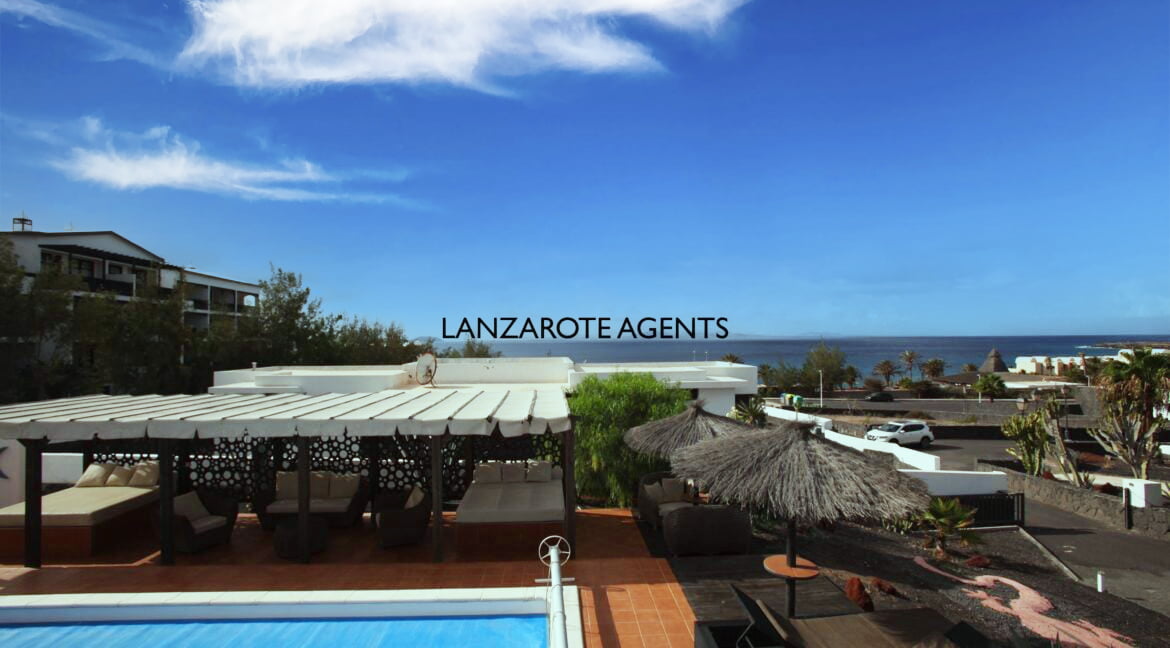 Fabulous 4 Bedroom Detached Villa for sale in Lanzarote In Second Line Of the Sea on a Large Plot with the Most Amazing Sea Views