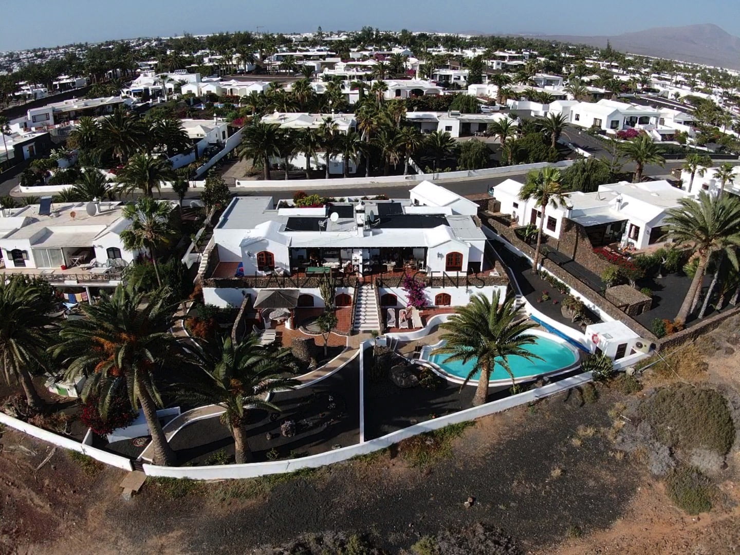Big Detached Villa for sale Divided into Two Semi-Detached Villas With Great Sea Views and Potential Near Playa Blanca Town with Future Bookings, at only 2 min to the Beach