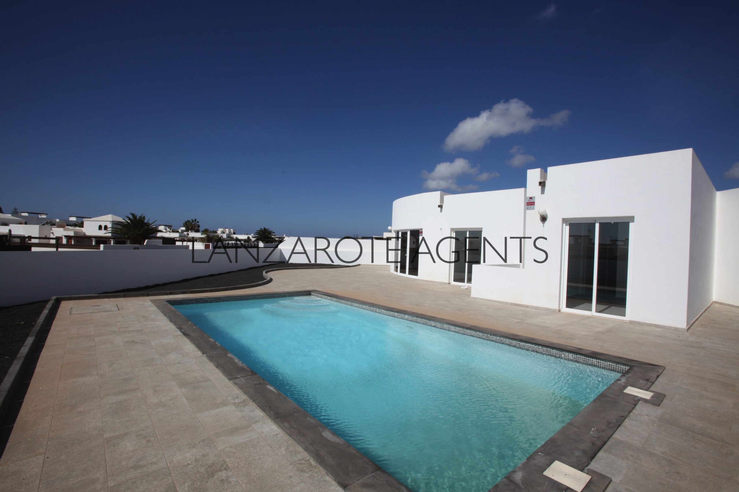 Reduced Price ! Modern New Built Semi Detached Villa in Playa Blanca With Private Pool and Mountain Views