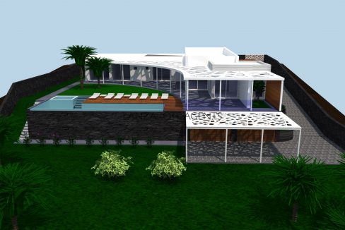 Fantastic Luxury Villa for sale in Lanzarote Soon to Be Built in Playa Blanca in the Most Desired Montaña Roja Area with the Best Sea and Neighbouring Islands Views