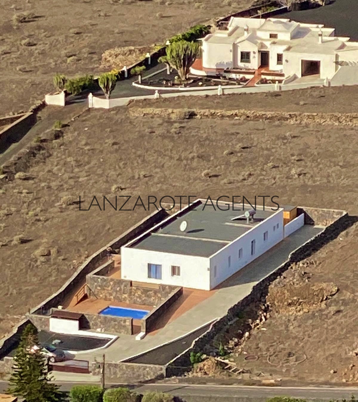 Luxury Modern Newly Built 4 Bedroom Detached Villa in Lanzarote in Conil with Open Sea and Mountain Views and Private Heated Pool