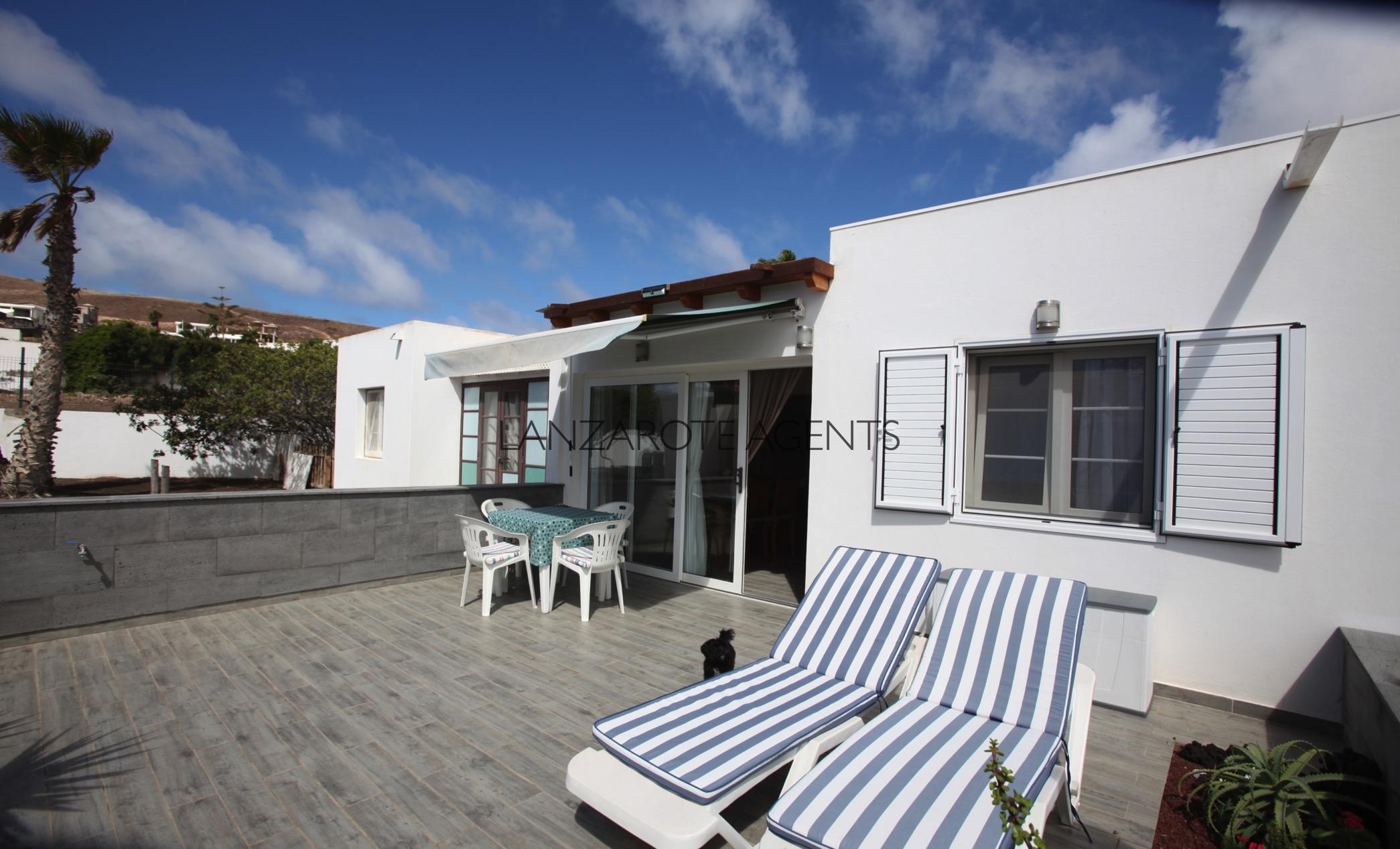 Immaculate Bungalow With South Facing Terrace, Views And Communal Pool, Investment Opportunity!