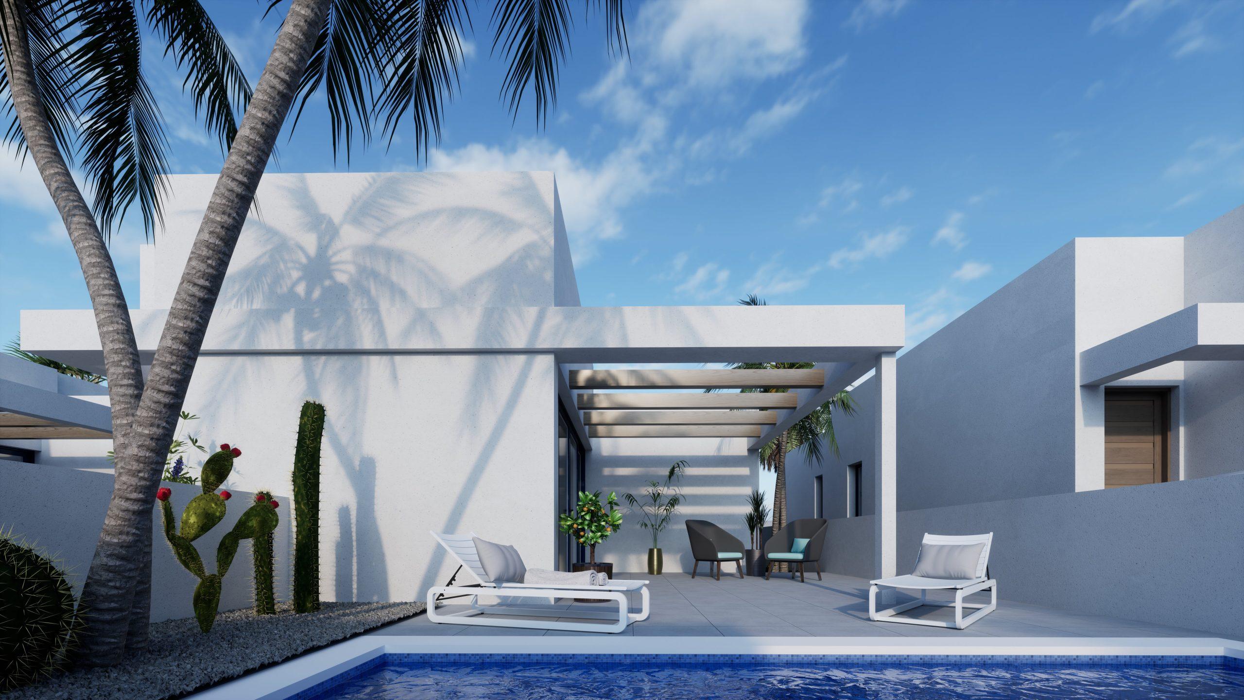 New Build Detached 3 Bedroom Villas in Playa Blanca with Private Pool and Proximity to Marina Rubicon