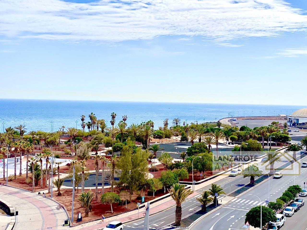 2 Bedroom Frontline Apartment in Arrecife with Magnificent Sea Views and Parking